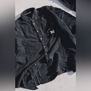 Needles button up rebuild shirt